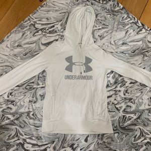 White Under Armor Hoodie